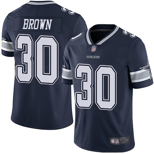 Men Dallas Cowboys Limited Navy Blue Anthony Brown Home #30 Vapor Untouchable NFL Jersey